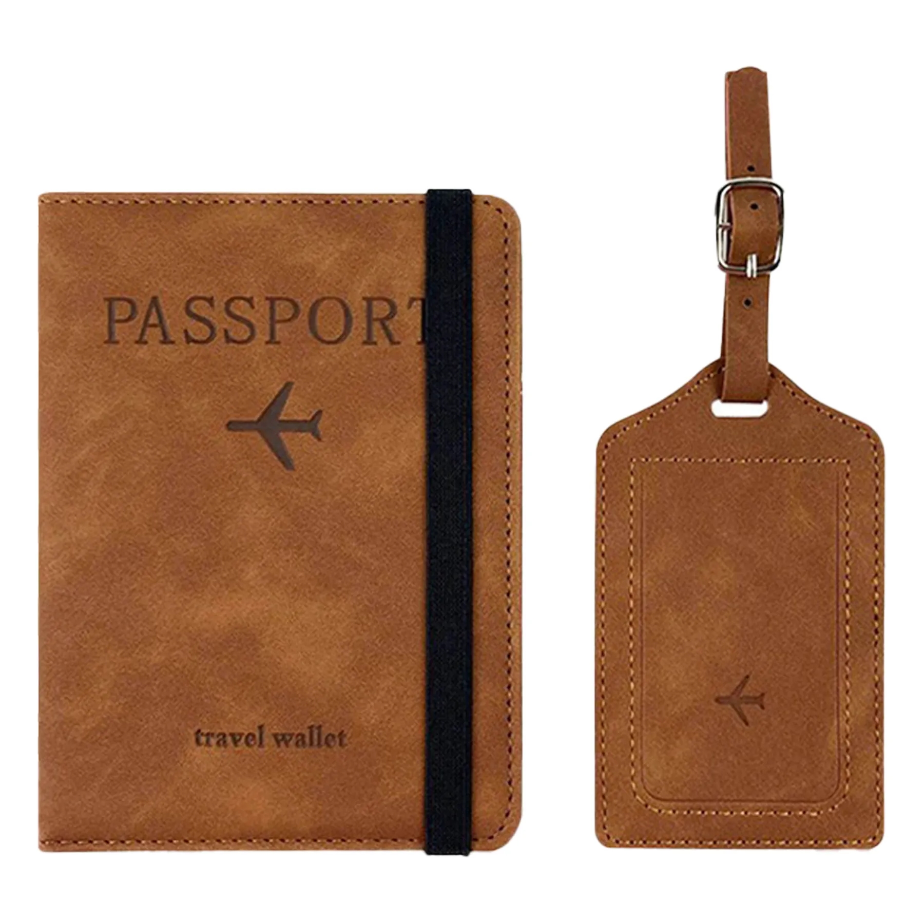 Passport Holder And Luggage Tag Set 2