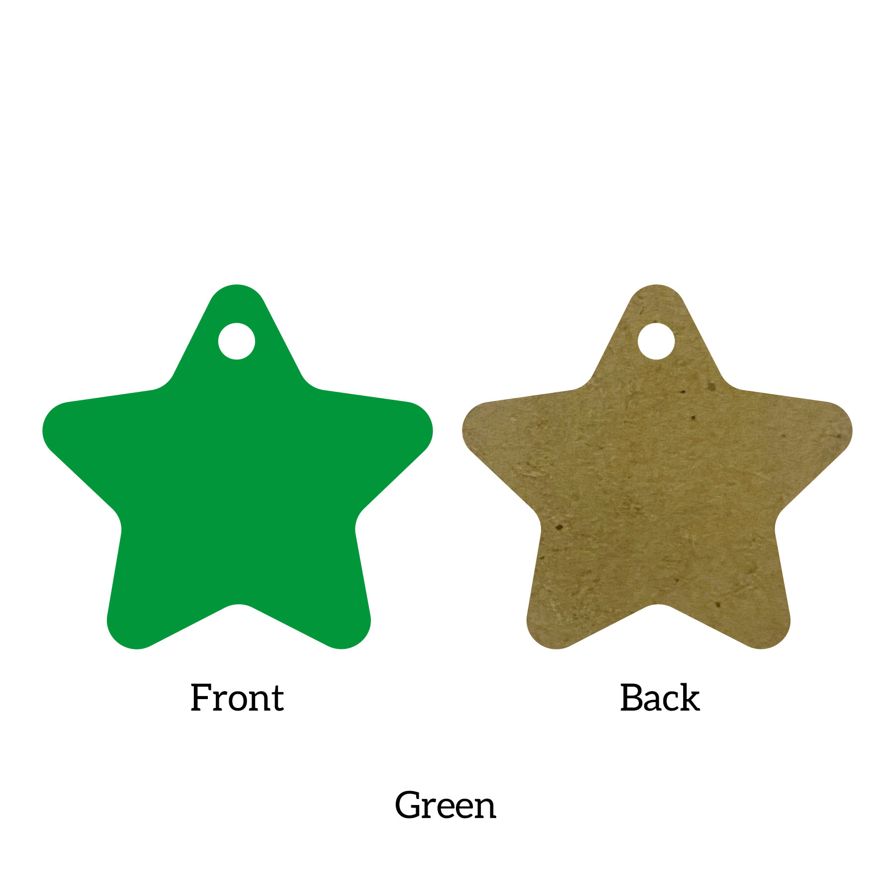 Free Shipping Solid Color Christmas Ornament - Star 20