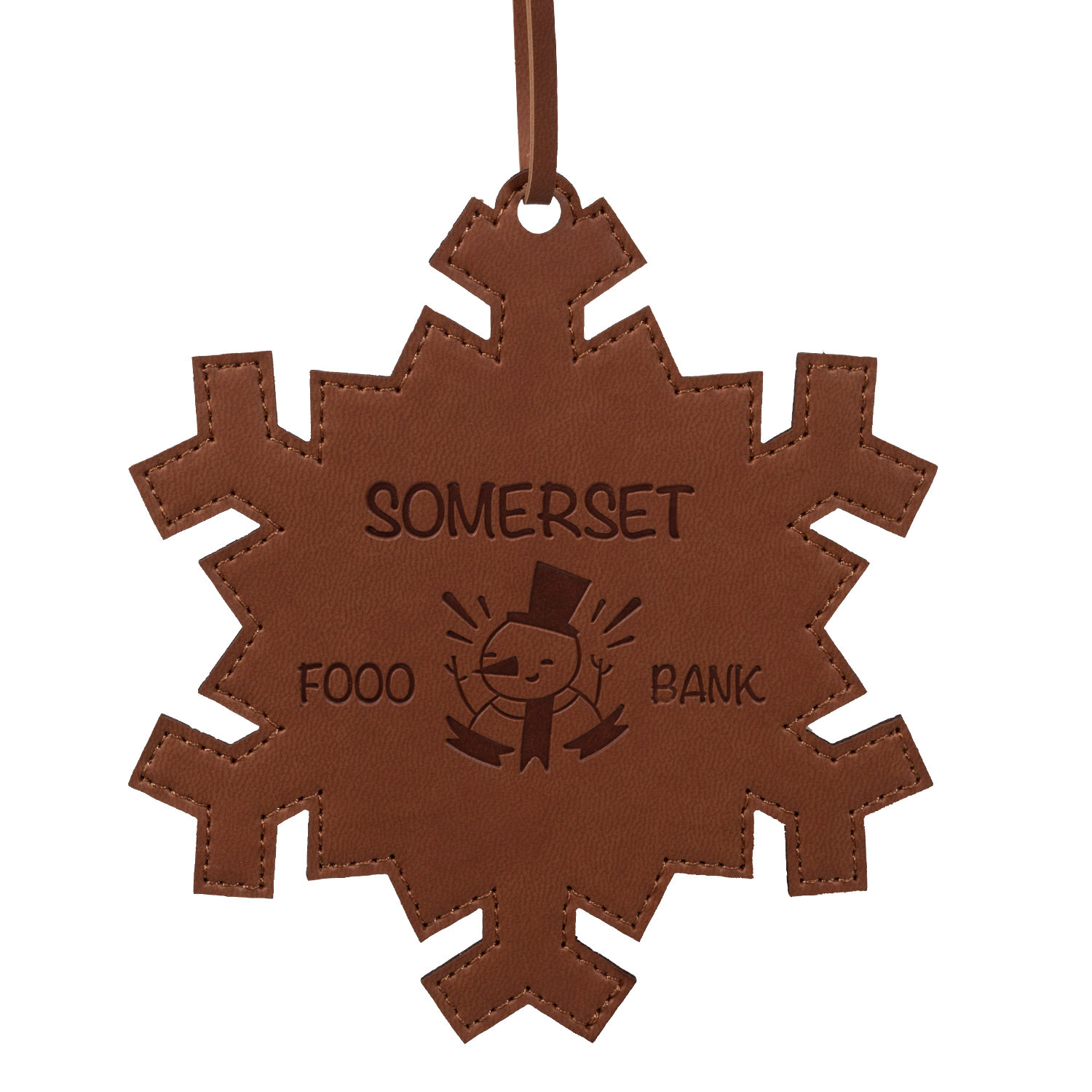 2" Leather Ornament 41