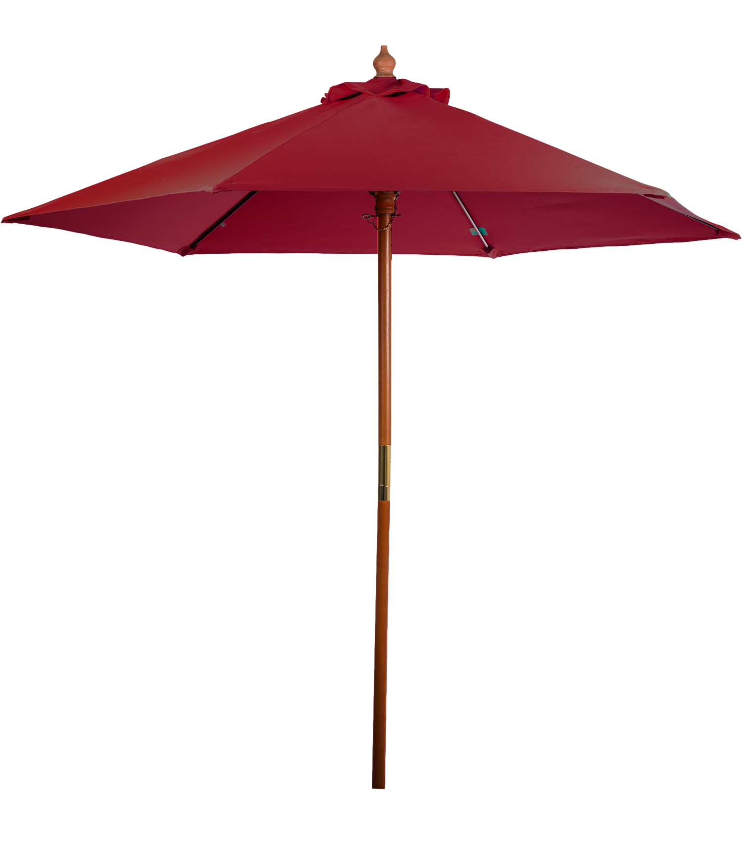 7' Wooden Market Umbrella 6