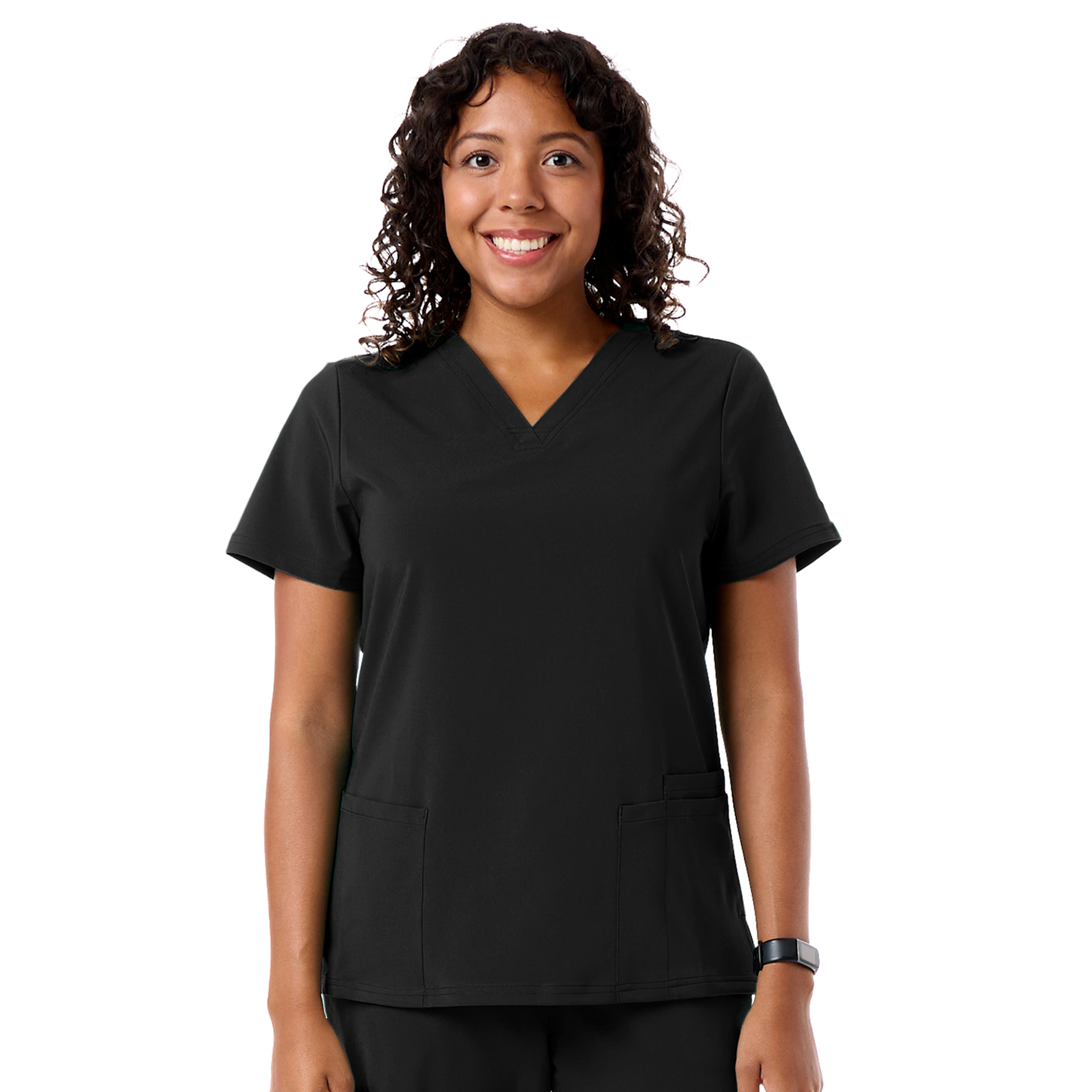 Women's UltraStretch Multi-Pocket Scrub Top 13