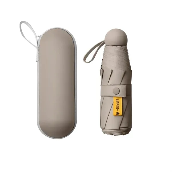 Compact UV-Protective Folding Umbrella with Case 3