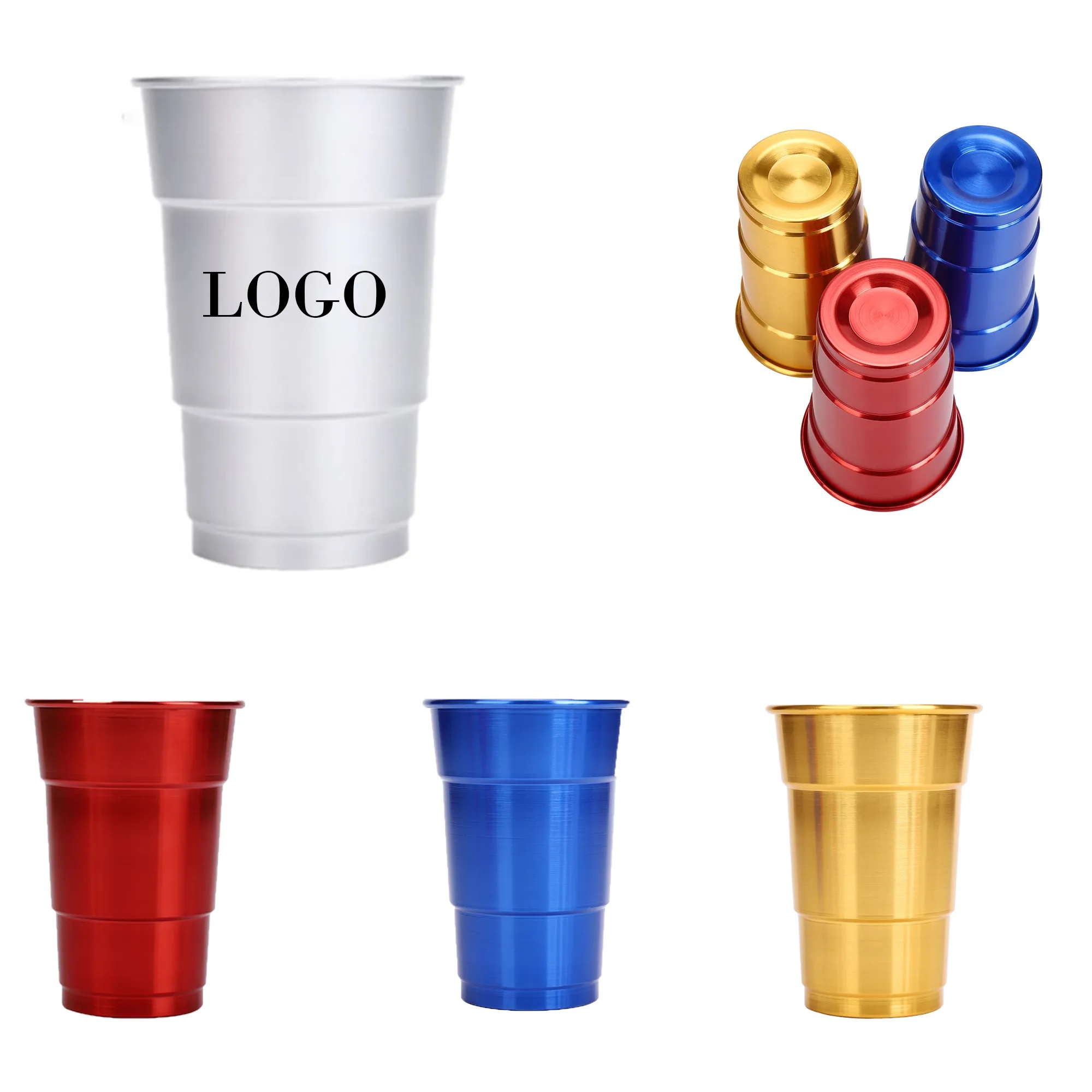 16oz Party Promo Aluminum Cups 3