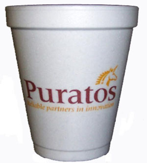8 oz. Styrofoam Hot/Cold Cup 2
