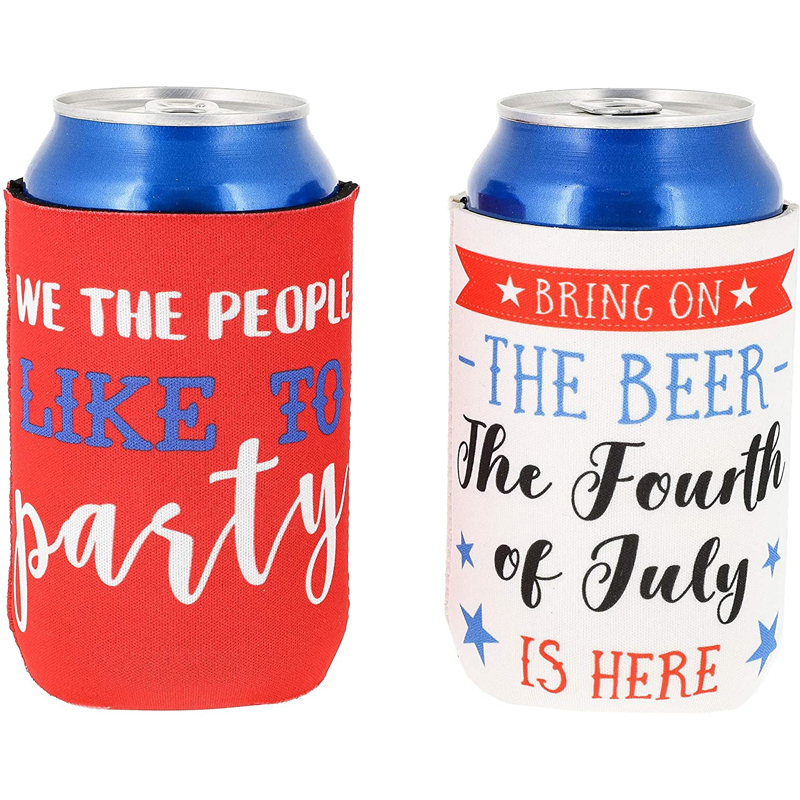 12OZ Full Sublimation Insulated Neoprene Beer Sleeve Covers 6