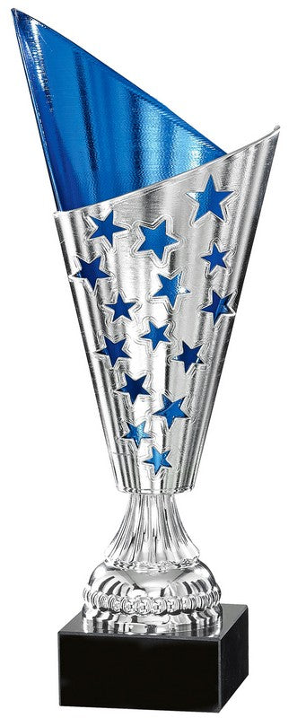 Silver Value Cup With Blue Accents 2