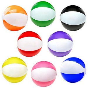 12 Inches Inflatable Beach Ball In Two Tone Design 3