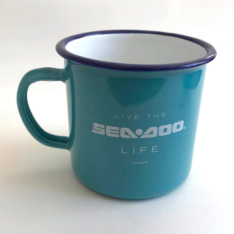 12oz Enamel Coffee Mug 2