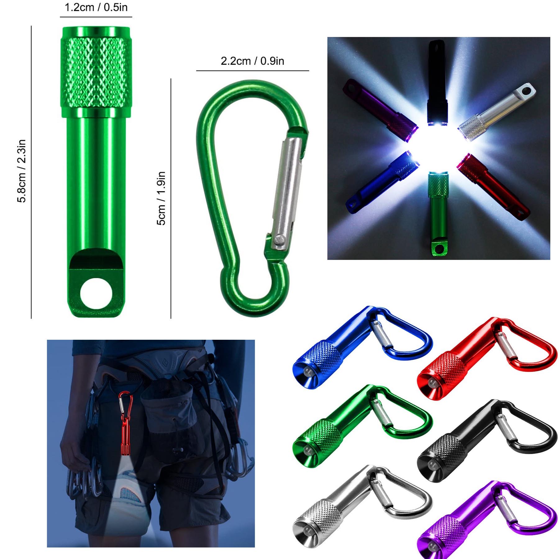 Super Mini Keychain LED Flashlights 2