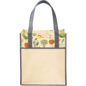 Big Grocery Vintage Laminated Non-Woven Tote 2