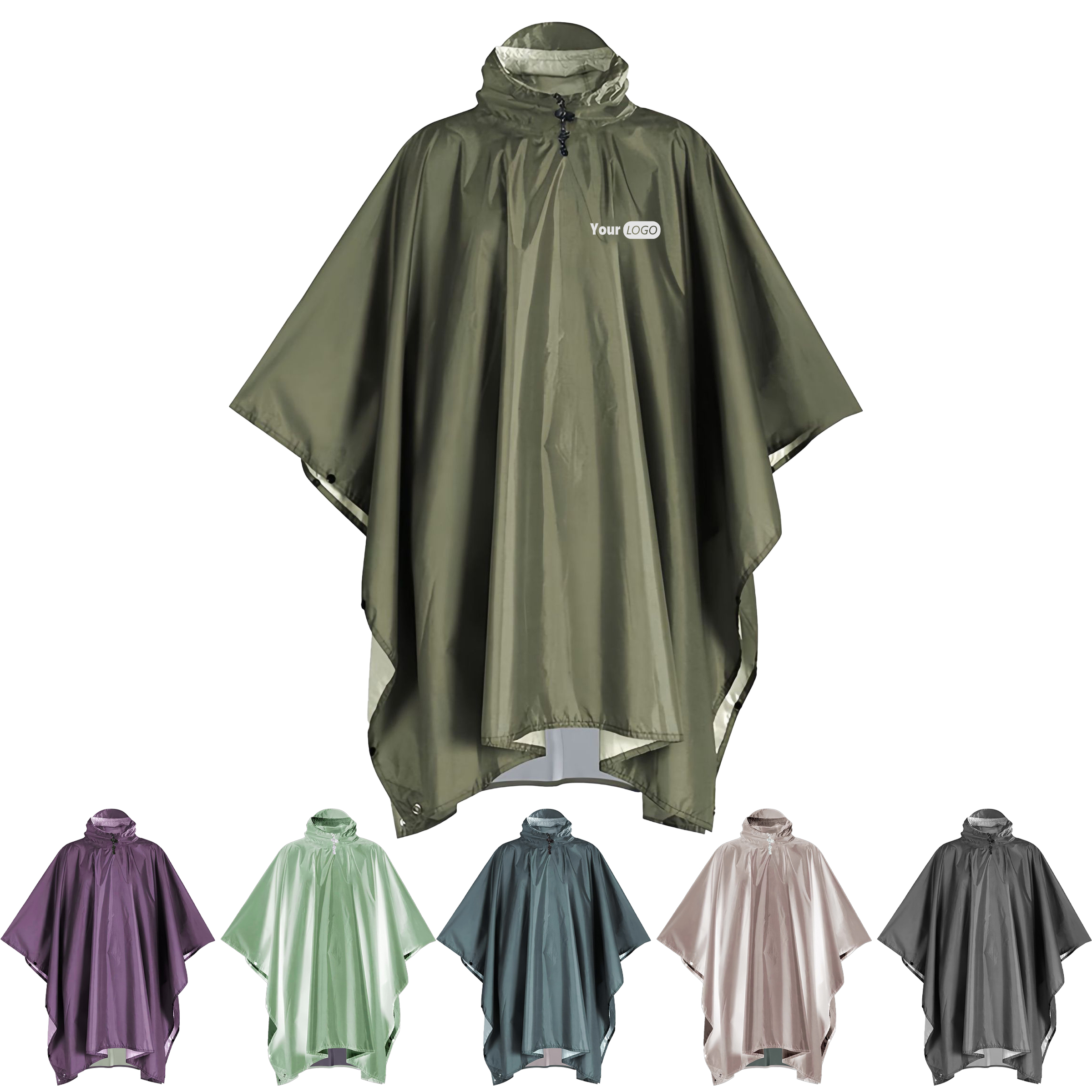 Polyethylene Waterproof Reusable Poncho 2