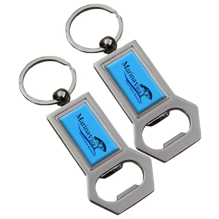 Durable Alloy Bottle Opener Keychain 6