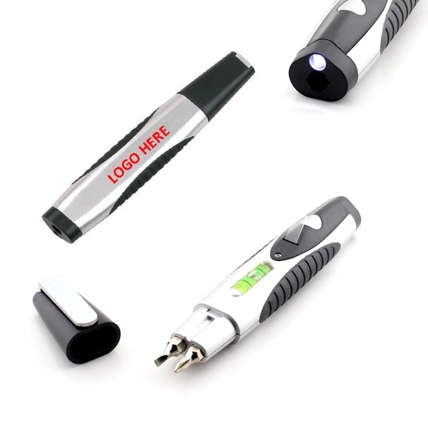 Flashlight Tool Kit With Level 2