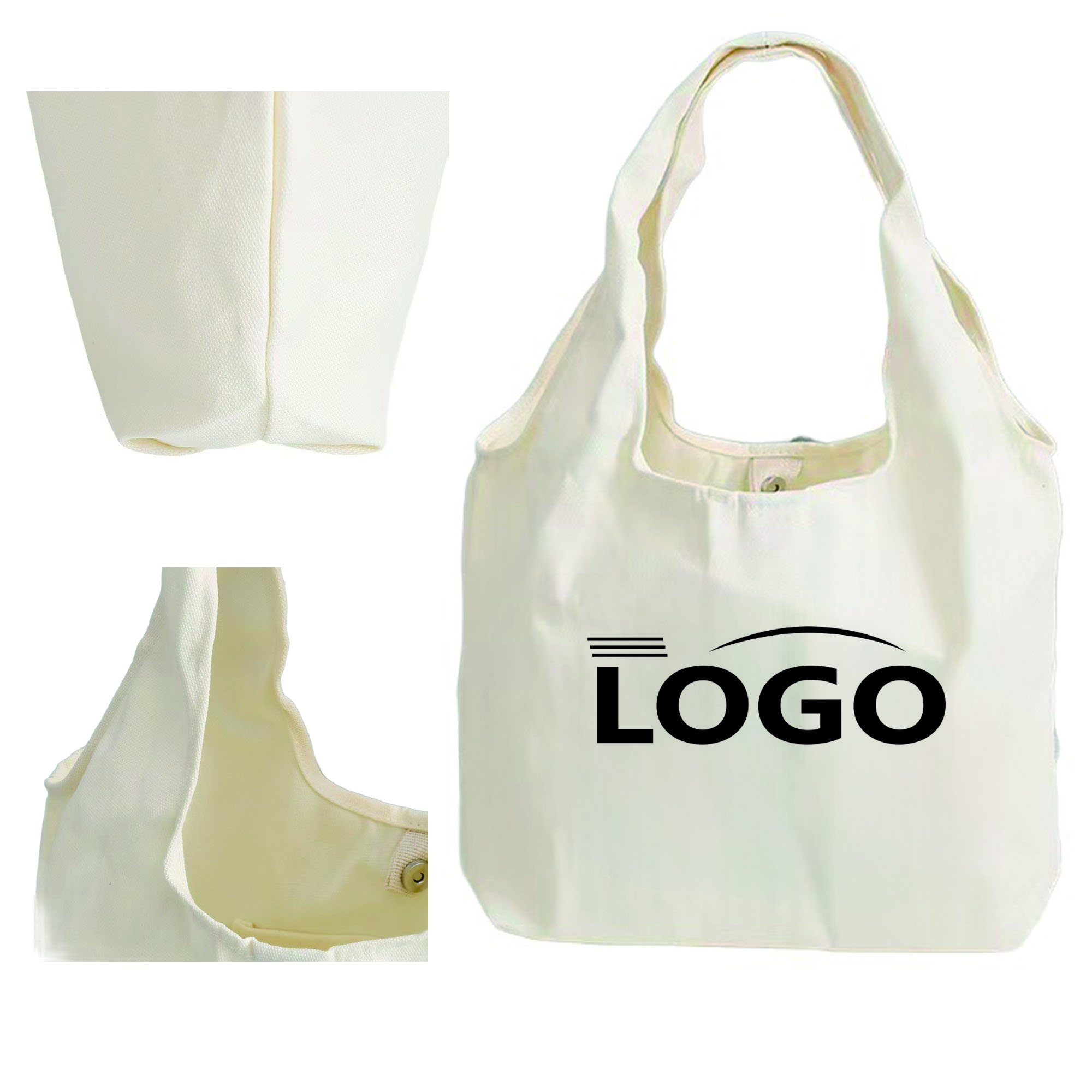 Full Color Durable Canvas Tote Bag MOQ 100, custom tote bag with logo imprint 3