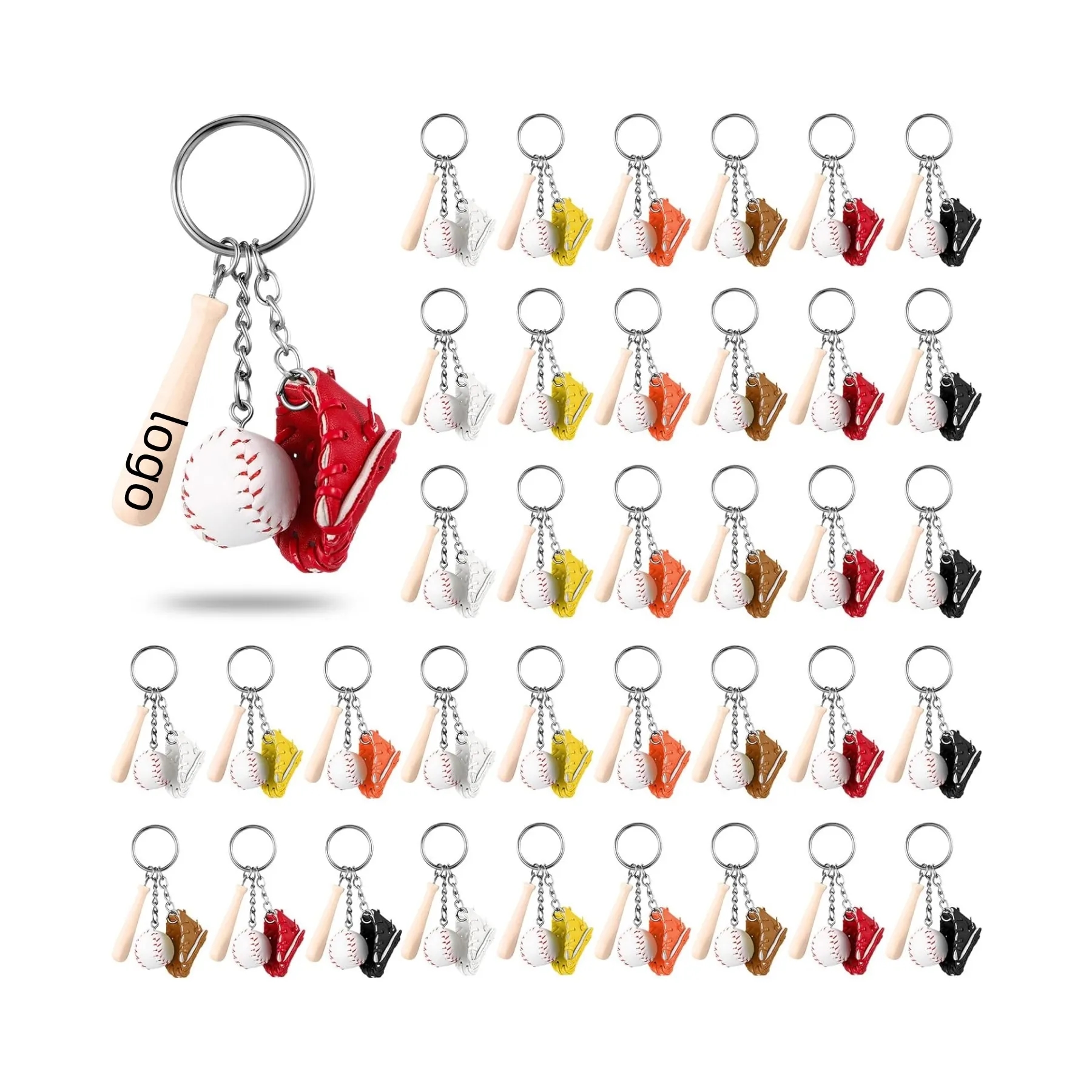 Baseball Bat Keychain 1