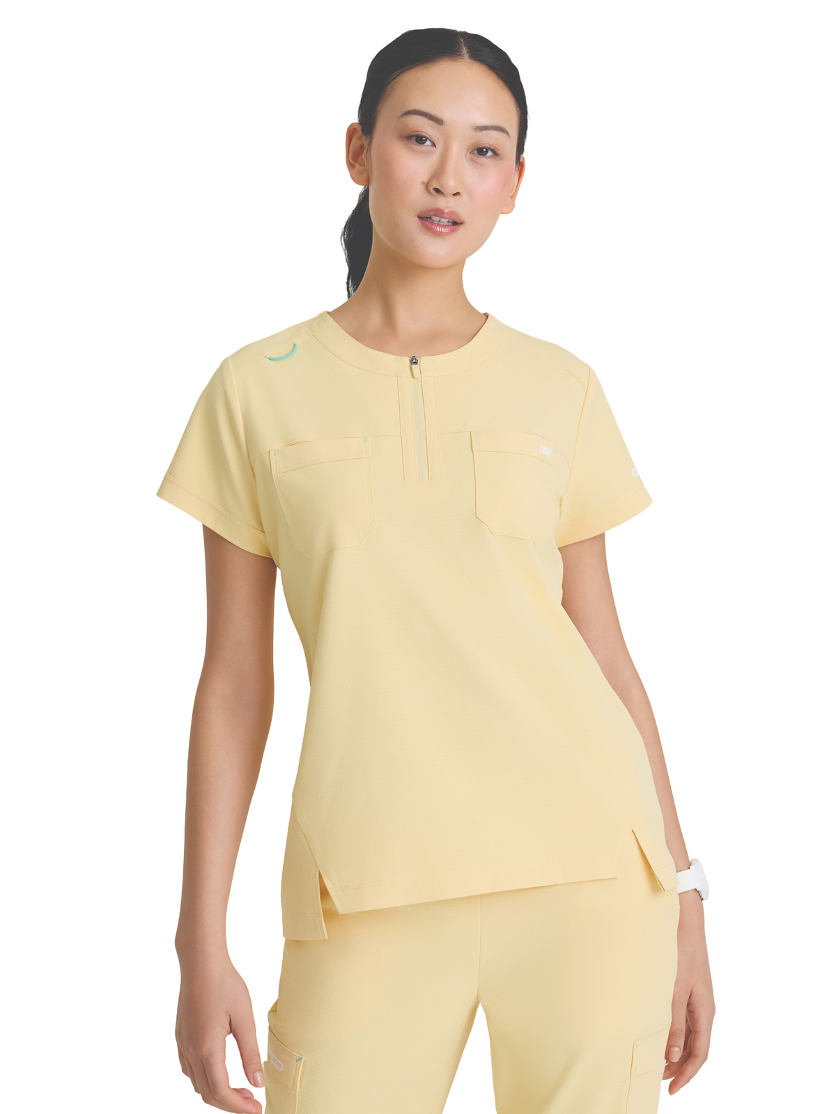 Skechers Ripstop Collection - Women's Two-Pocket Round Neck Trek Scrub Top 20