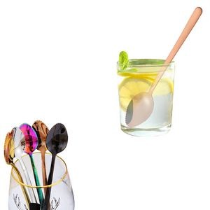6.41 Inch Serrated Teeth Coffee Dessert Spoon 12