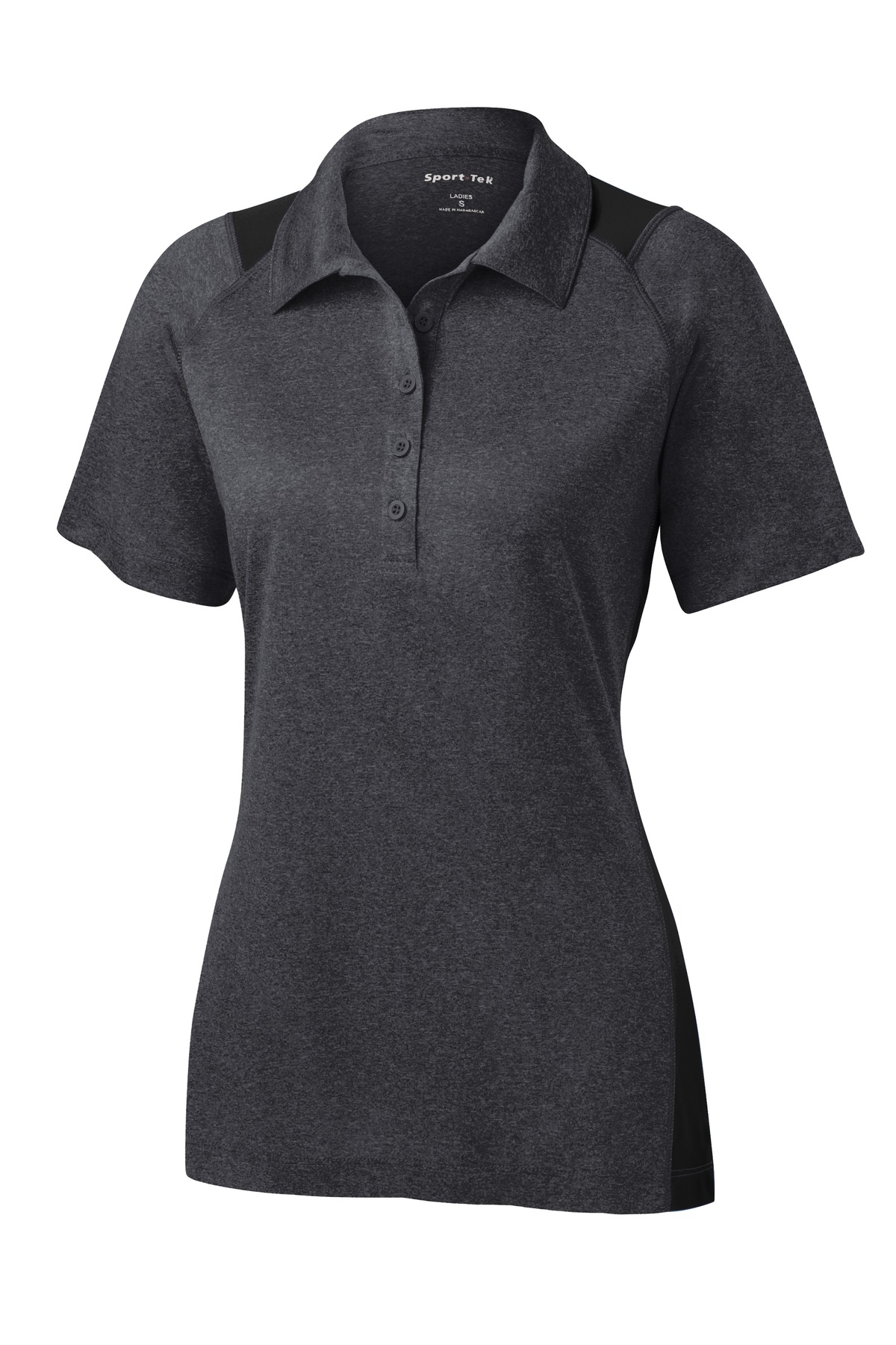 Sport-Tek® Women's Heather Colorblock Contender Polo