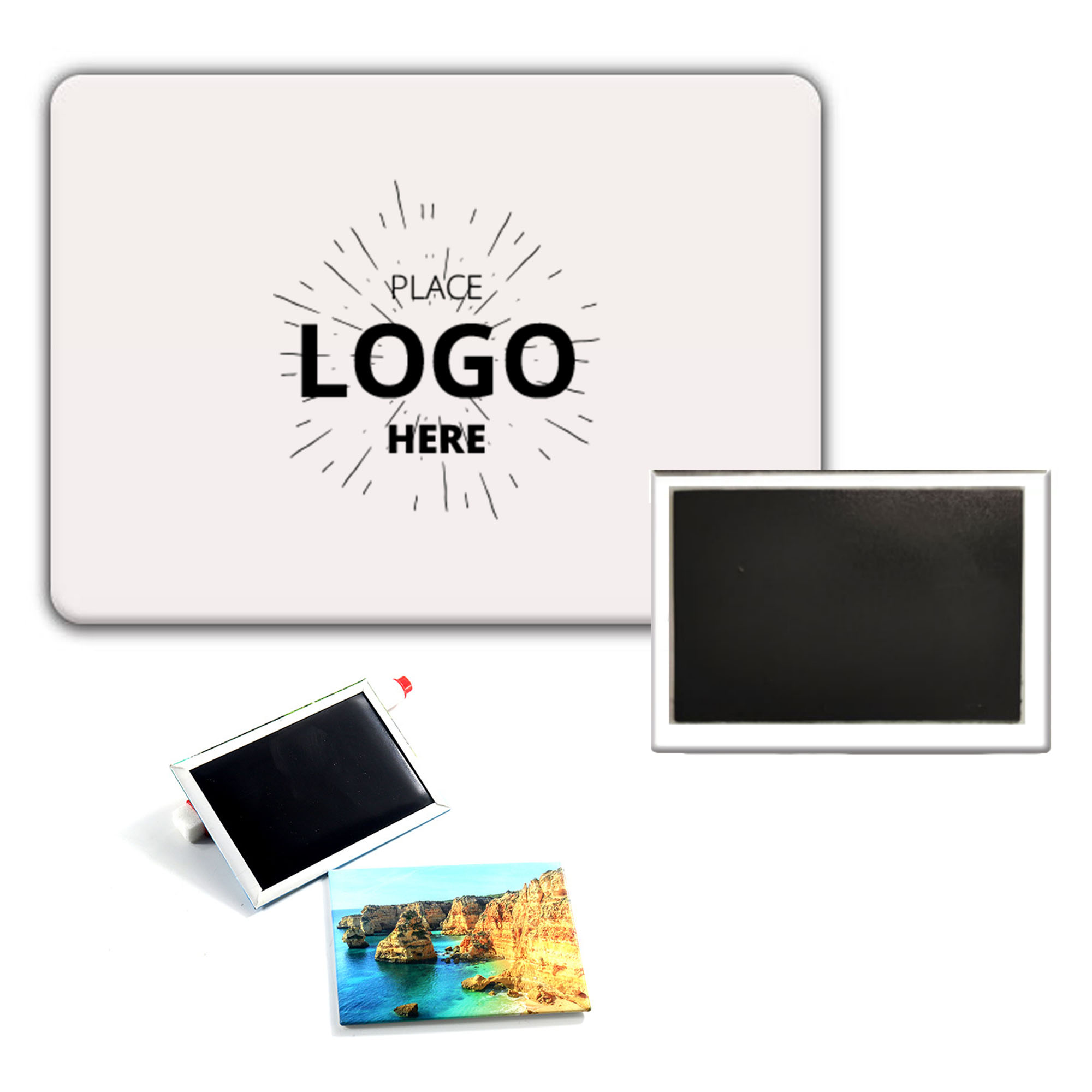 Full Magnet 3 Inch X 2 Rectangular Button 1
