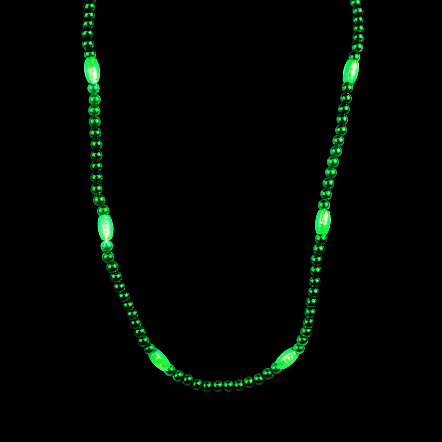 Light-Up Green Bead Necklace 2