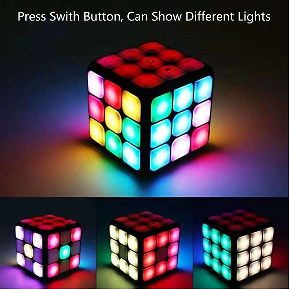 4-in-1 Handheld Flashing Cube Electronic Memory Brain Game 3