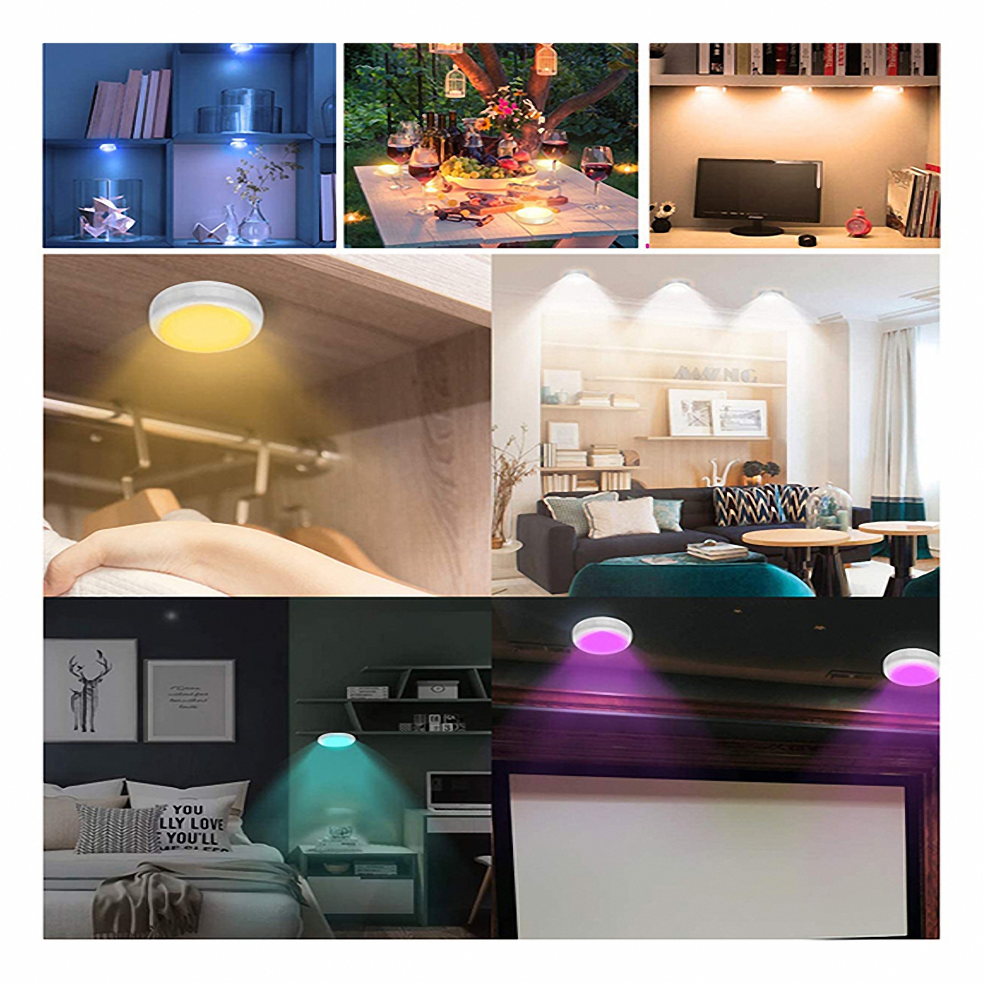 Remote-Controlled Color-Changing LED Night Light 4