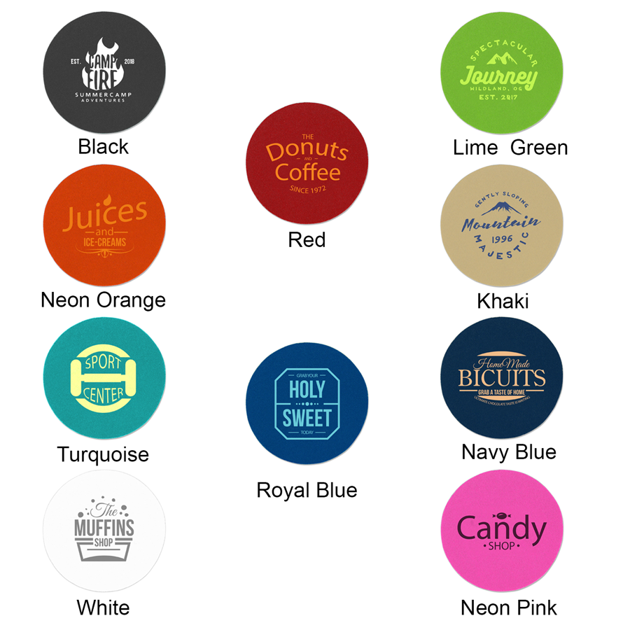 Vibrant Foam Bud Coasters 21