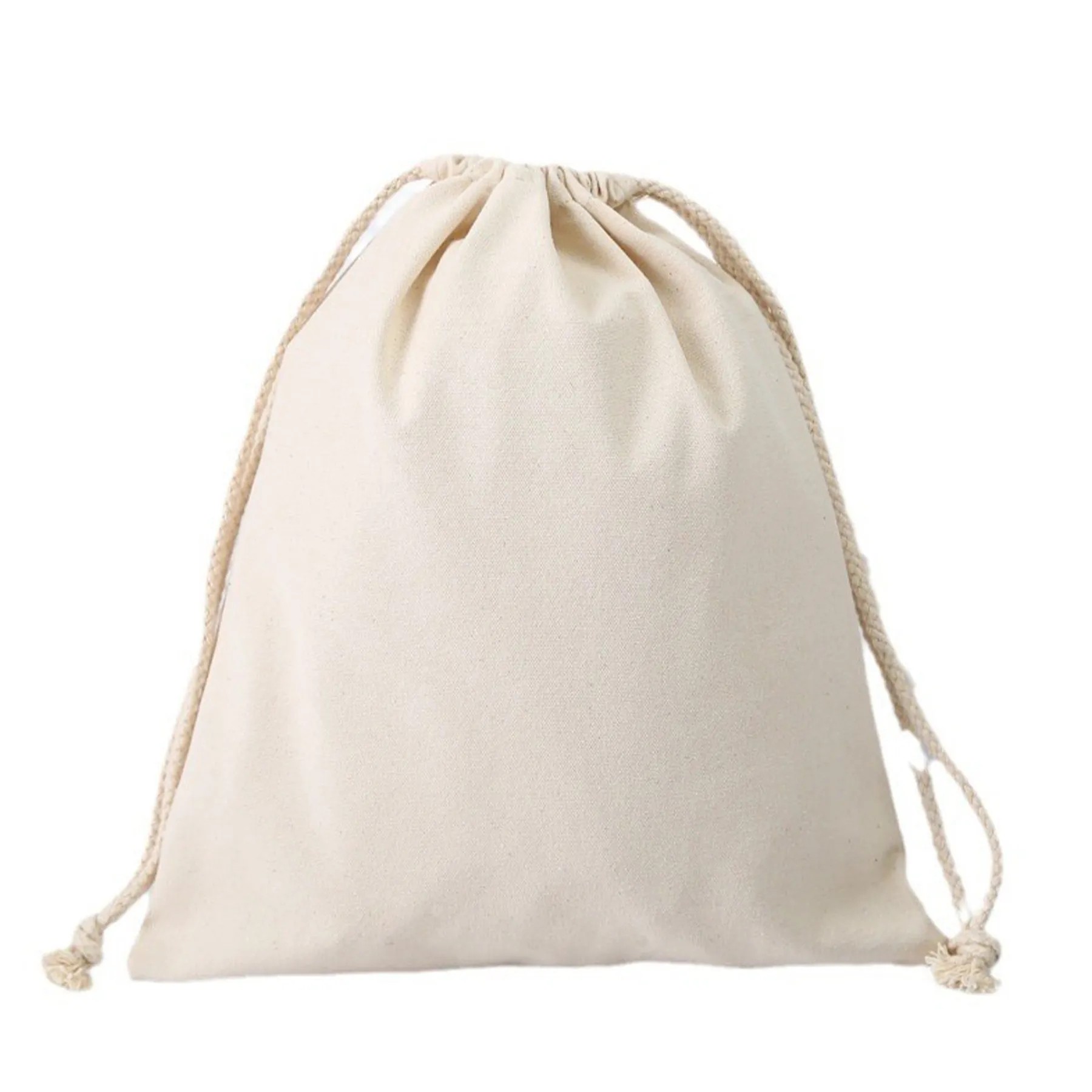 Cotton Reusable Drawstring Bag 2