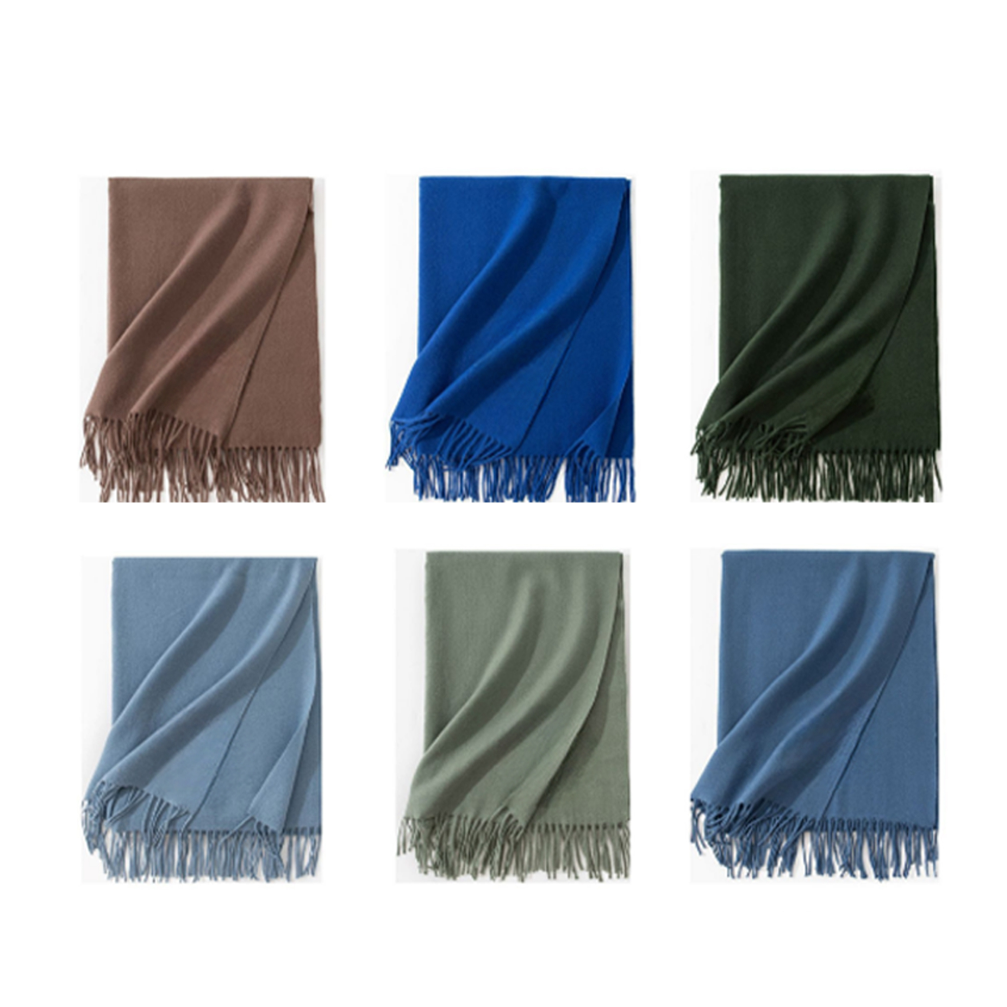 Soft Winter Women's Warm Scarf Shawl 7