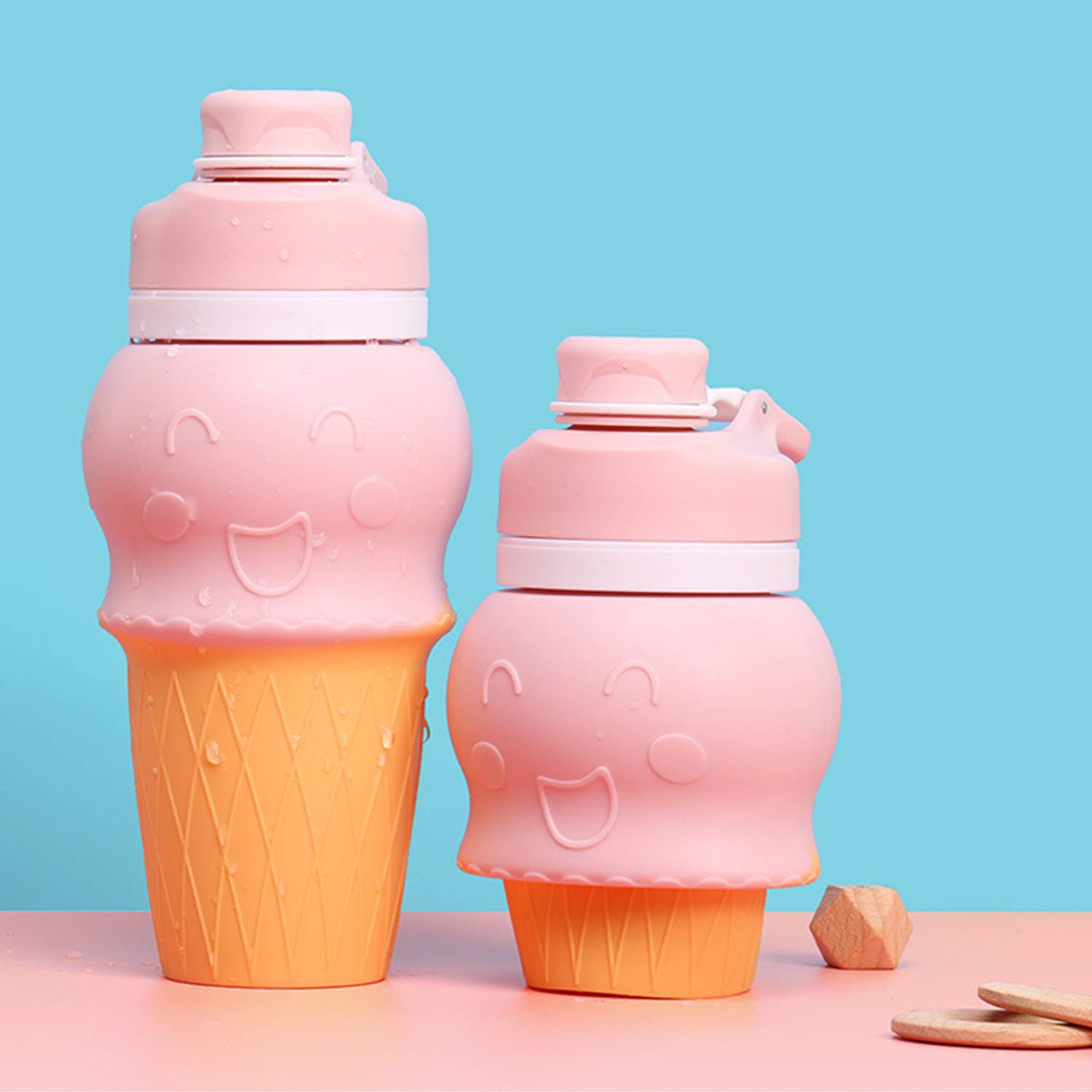 Kid's foldable silicone water bottle 3
