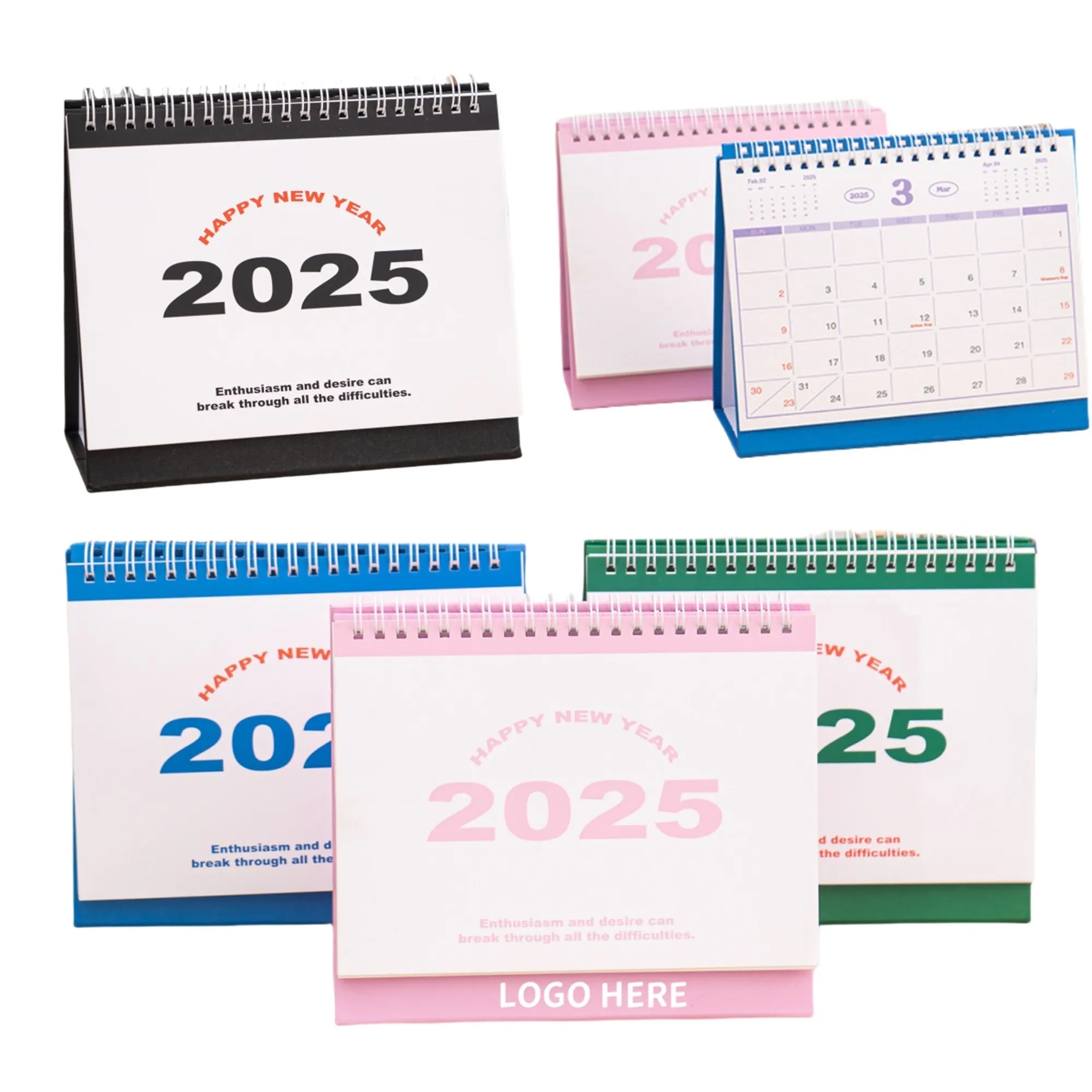 2025 Standing Flip Desktop Calendar 1