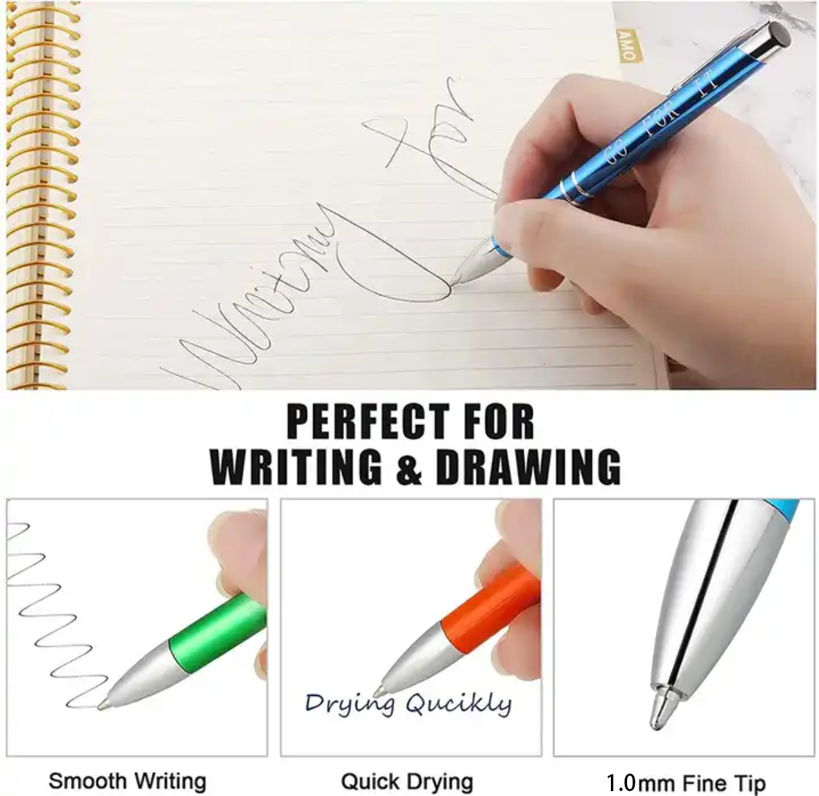 Metal Click Ballpoint Pens 3