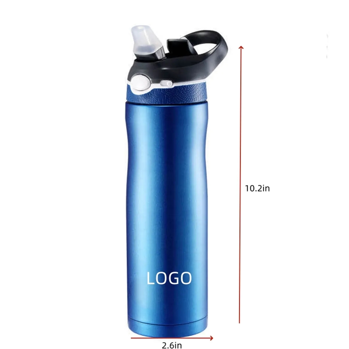 Insulated Water Bottle with Straw Lid 20 oz 4