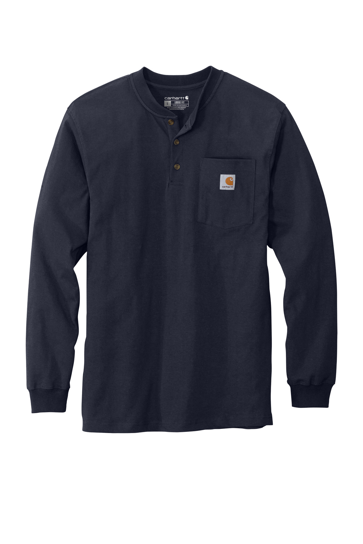 Carhartt Long Sleeve Henley T-Shirt CTK128 43