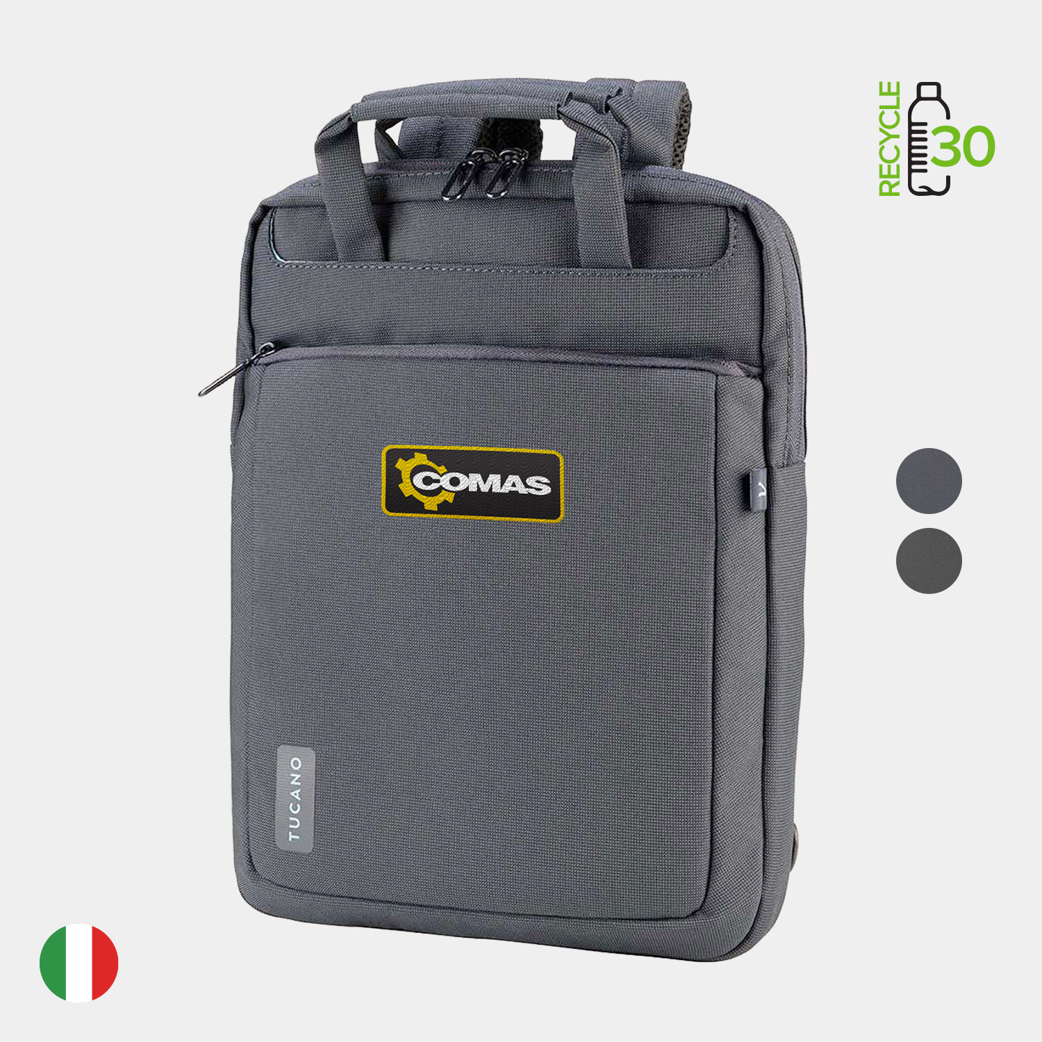 TUCANO® - Italy WORK OUT 4 Recycled Modern Business Slim Backpack Test 7