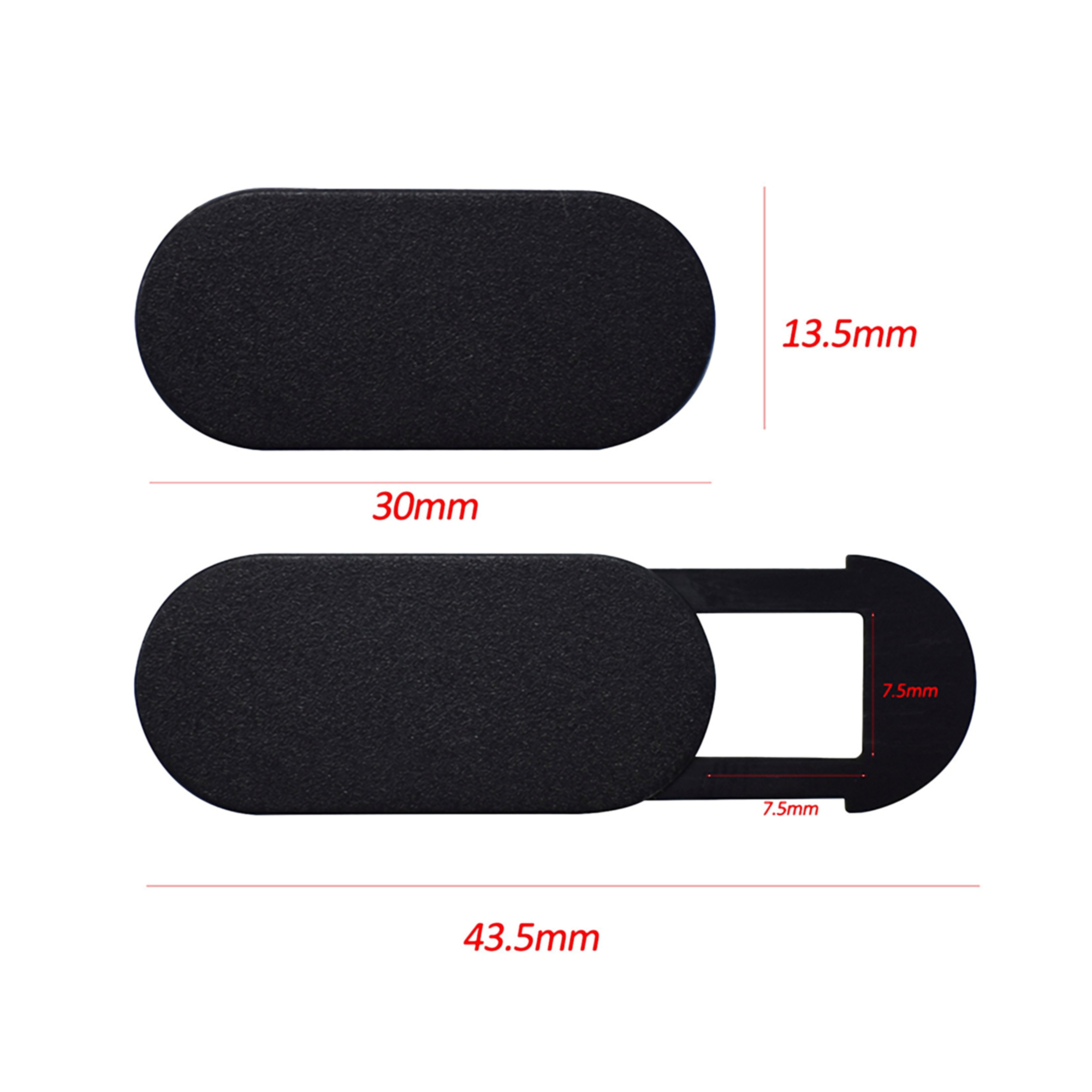 Oval Plastic Webcam Cover 4