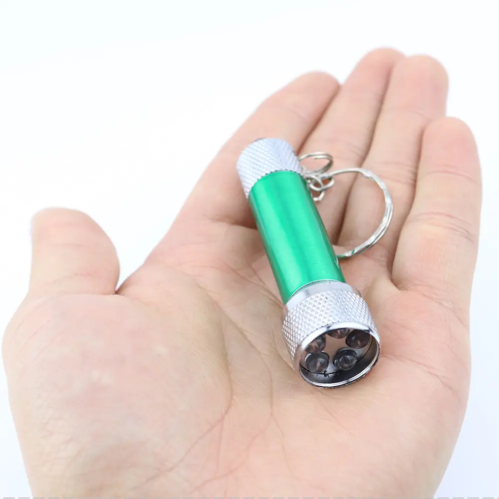 5 Led Aluminum Flashlight Keychain 3