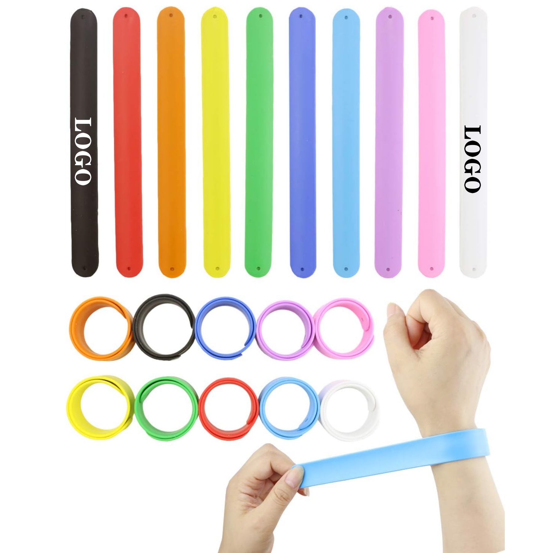 Silicone Slap Bracelet 1
