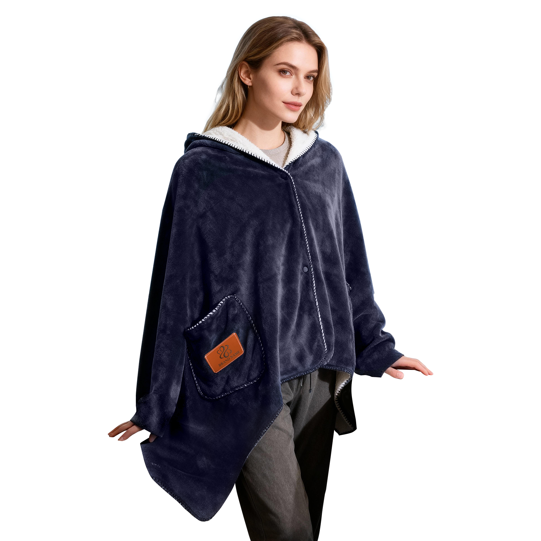 Full Color Sherpa Shawl Blanket – 30" X 70" 7