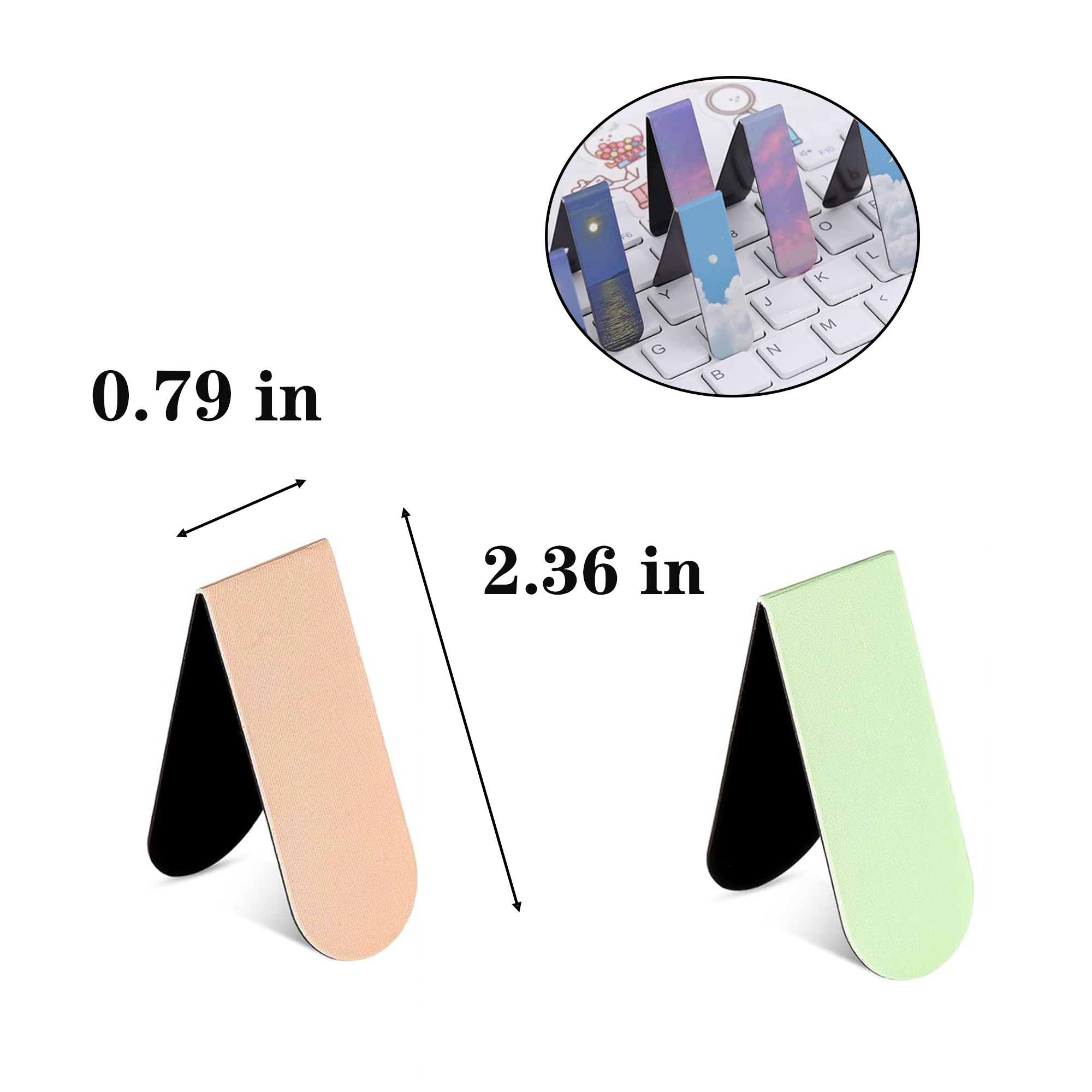 2.36-inch Custom Full-color Magnetic Bookmark 2