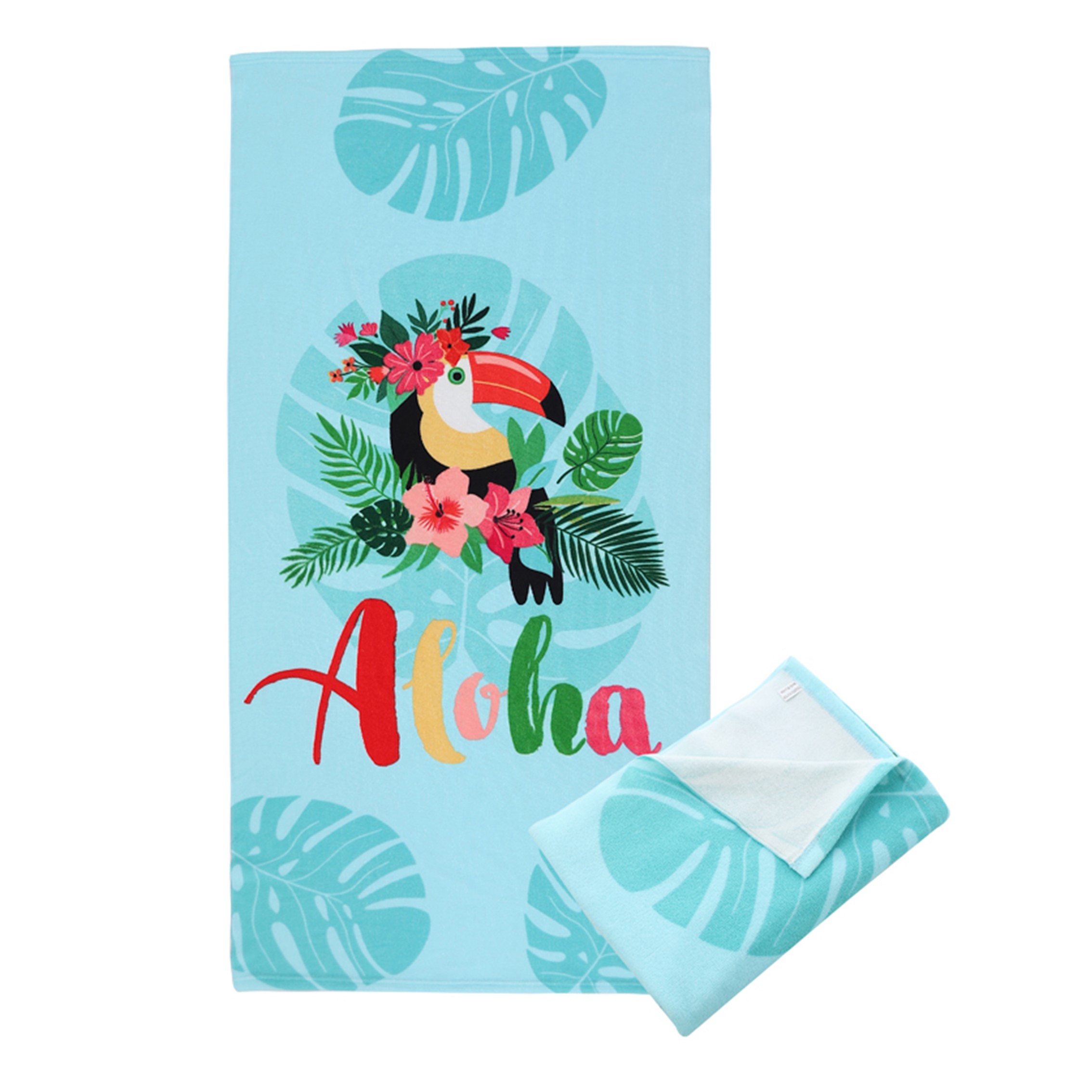 Hot Selling Dry Quickly Microfiber 100% polyester Beach Towel 1