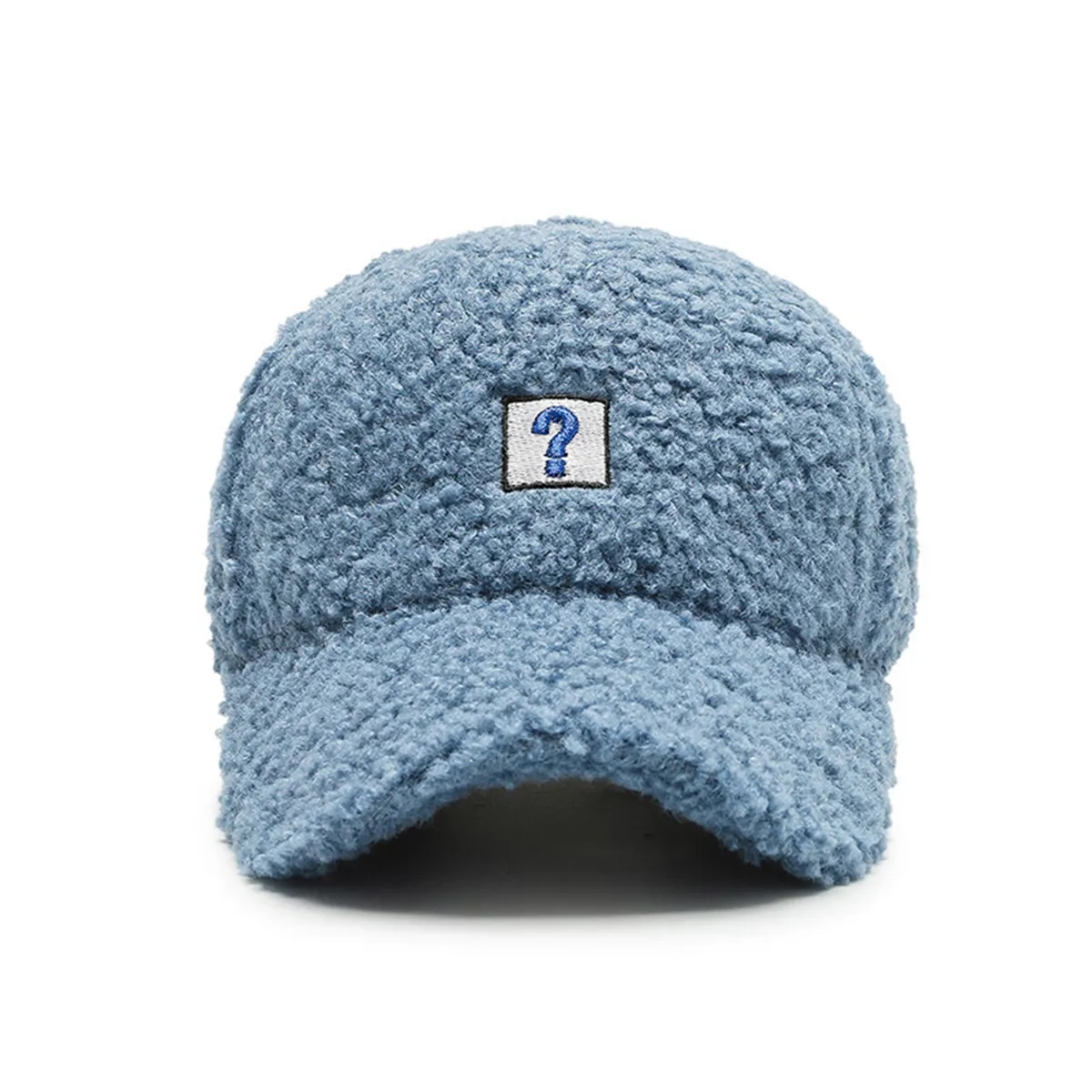 Adjustable Autumn Winter Lamb Hair Cap Warm Baseball Hat 5