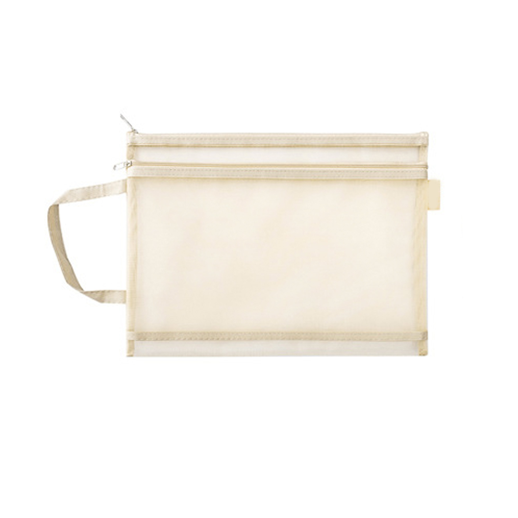Dual Zipper Pocket Pencil Pouch 8