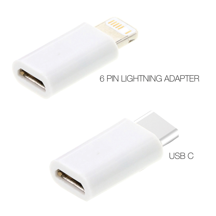 Usb-C and 6 Pin Lightning Adapter kit 1
