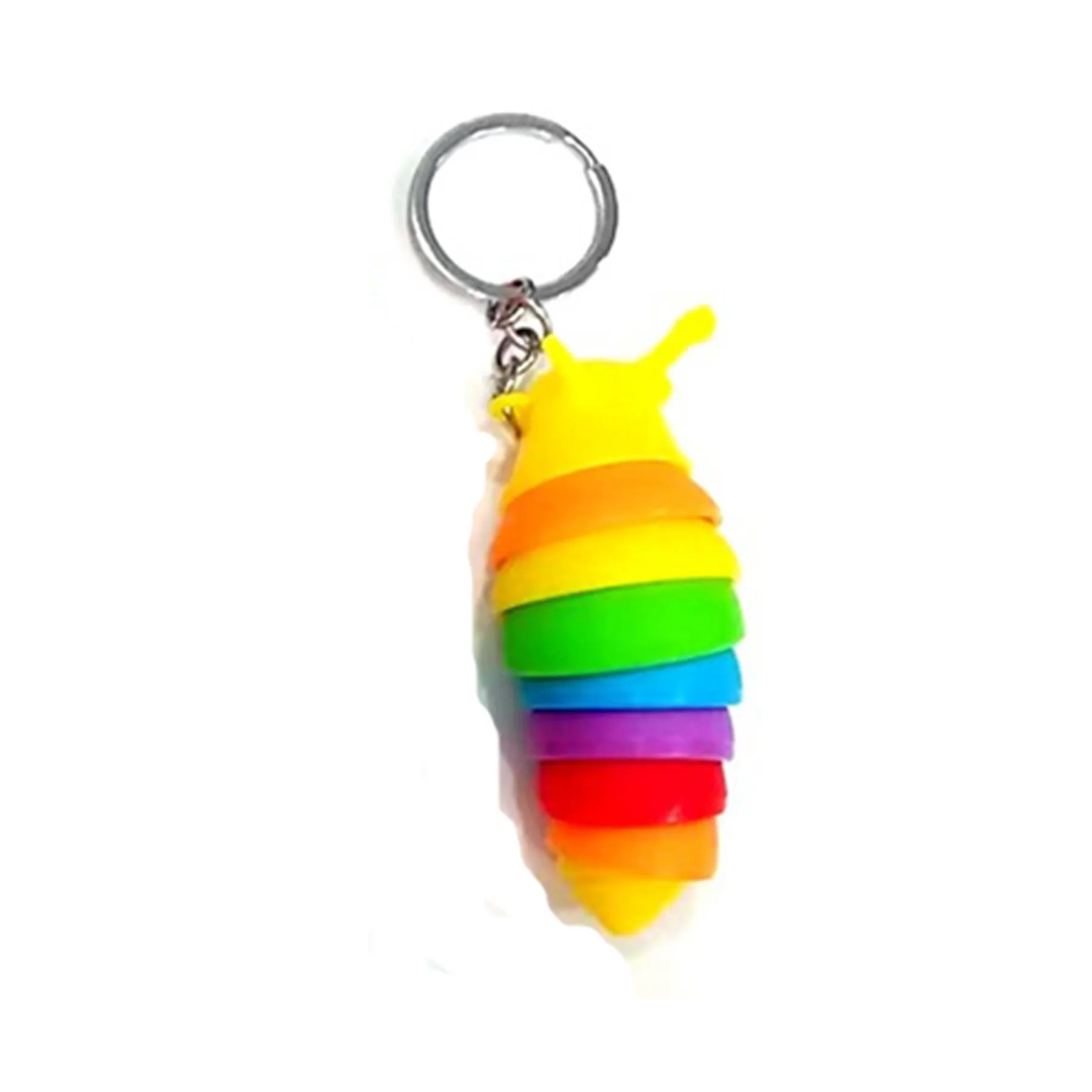 Plastic Intellectual Vent Caterpillar Keychain 2