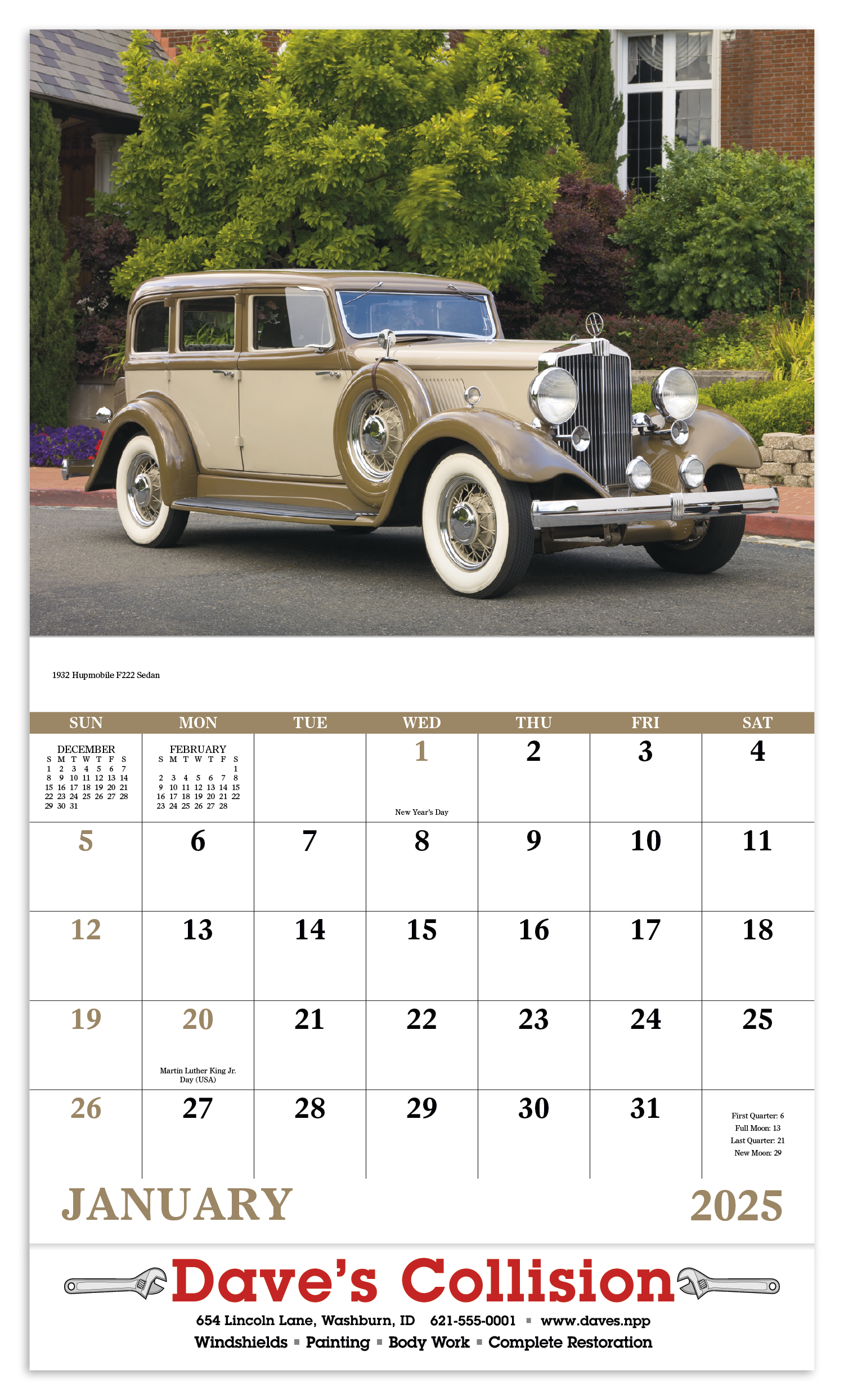Good Value™ Antique Autos Calendar 20