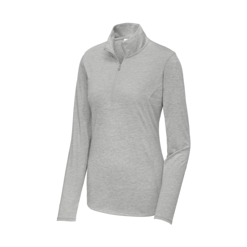 Sport-Tek Women's PosiCharge Tri-Blend Wicking 1/4-Zip Pullover. 39