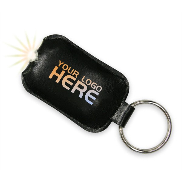PU Leather Light Keychain 1