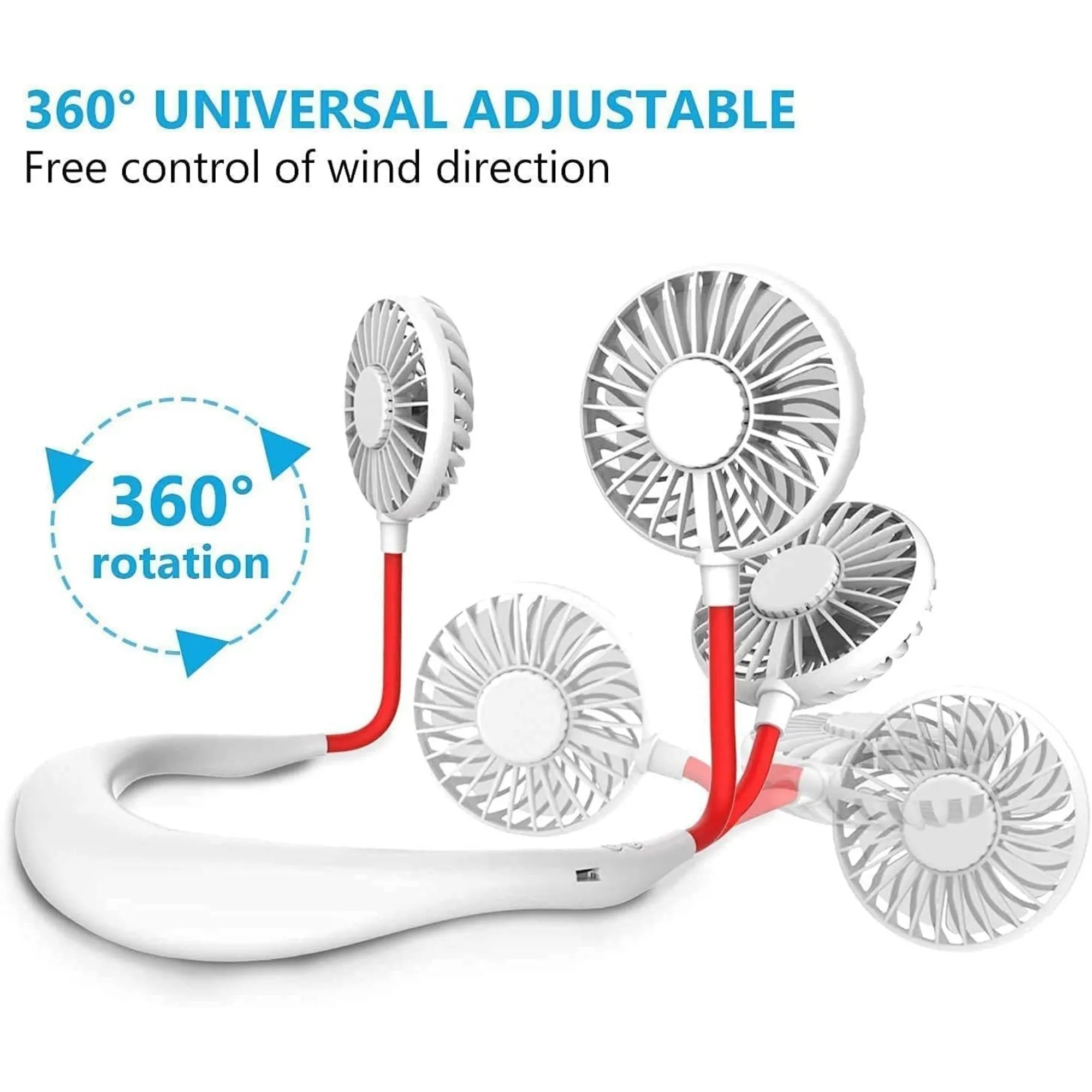 Portable Mini Rechargeable Fan Pack 3