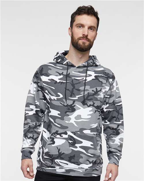 Unisex Camo Fleece Hoodie Sweatshirt - 3969 29